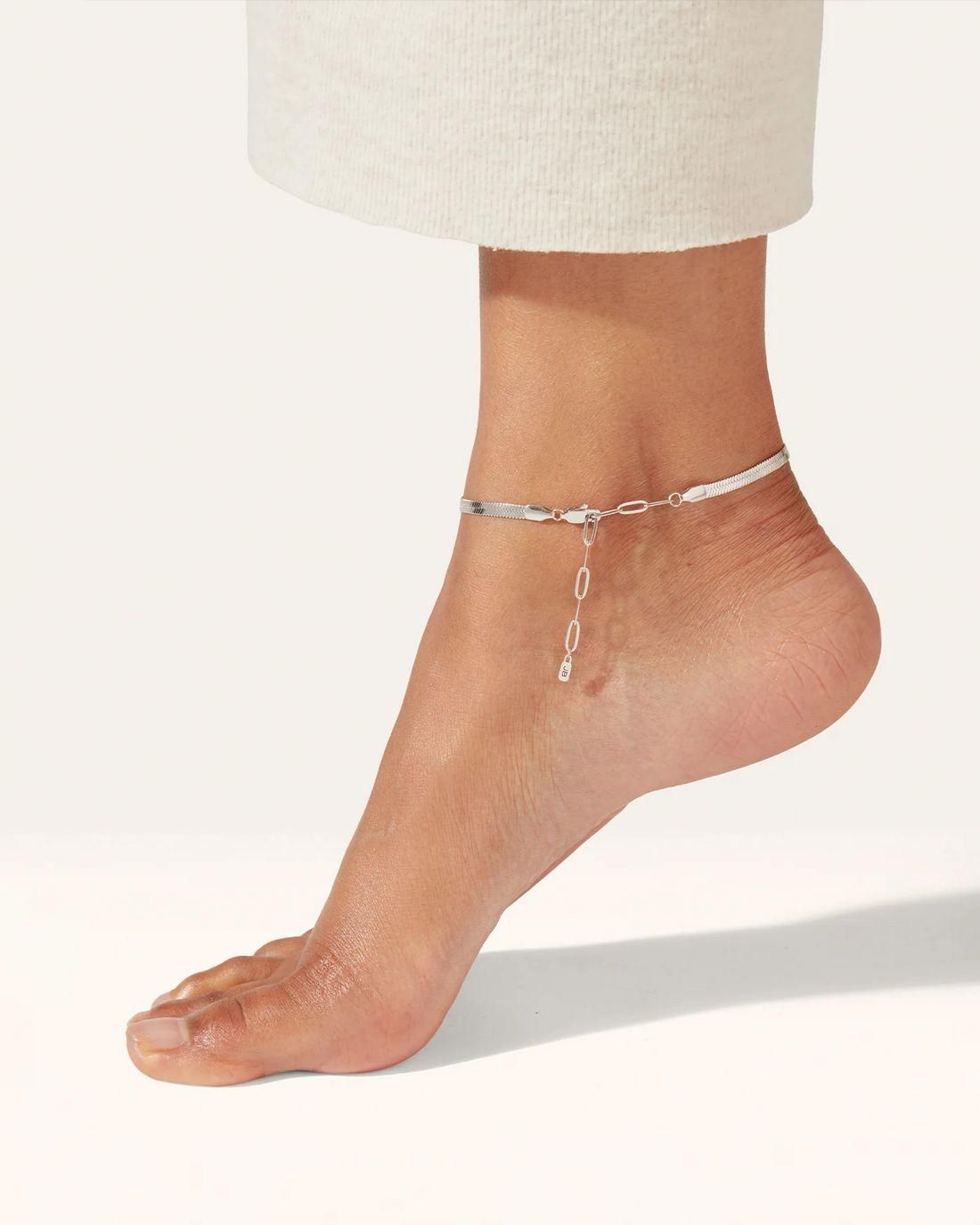 Korean Anti Tarnish Lucky Snake Anklets