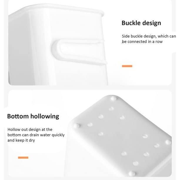 Multi-Purpose Interlocking Storage Organizer Storage (Pack of 5)