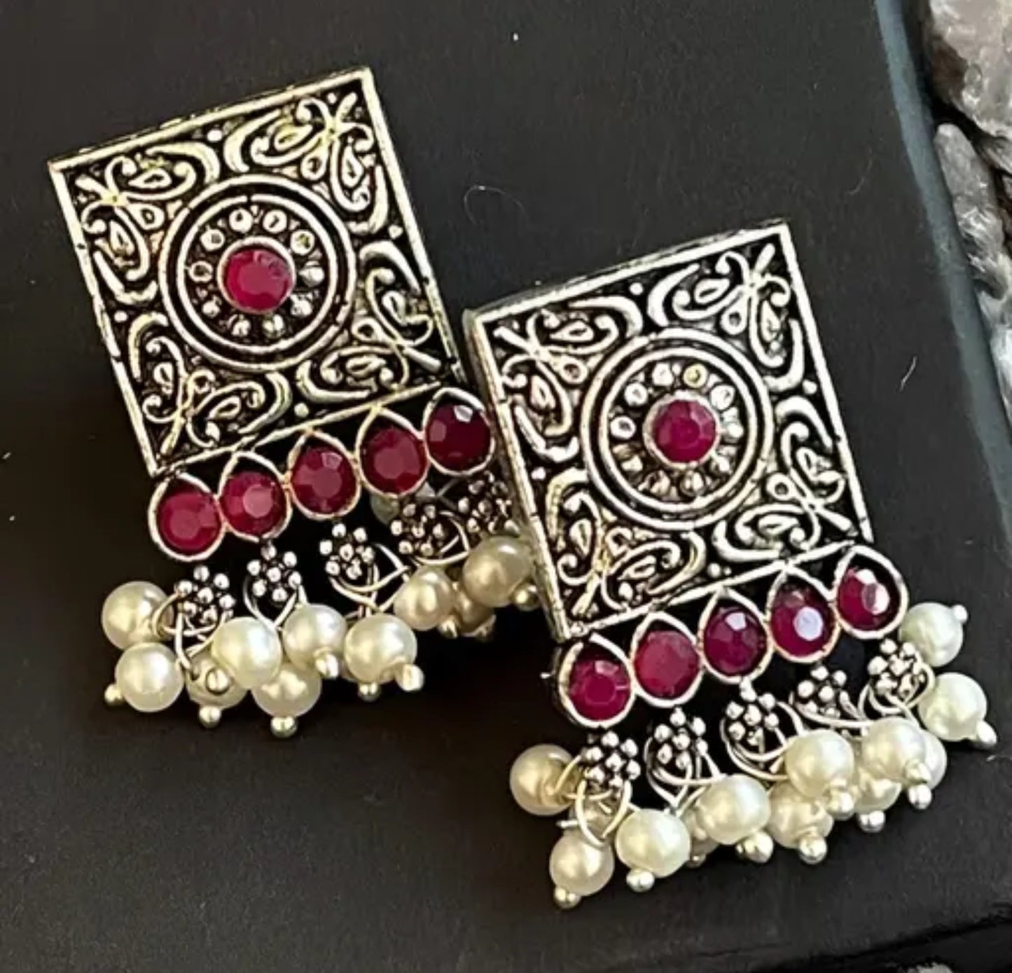 Oxidised Traditional Jewellery (Pack of 4)
