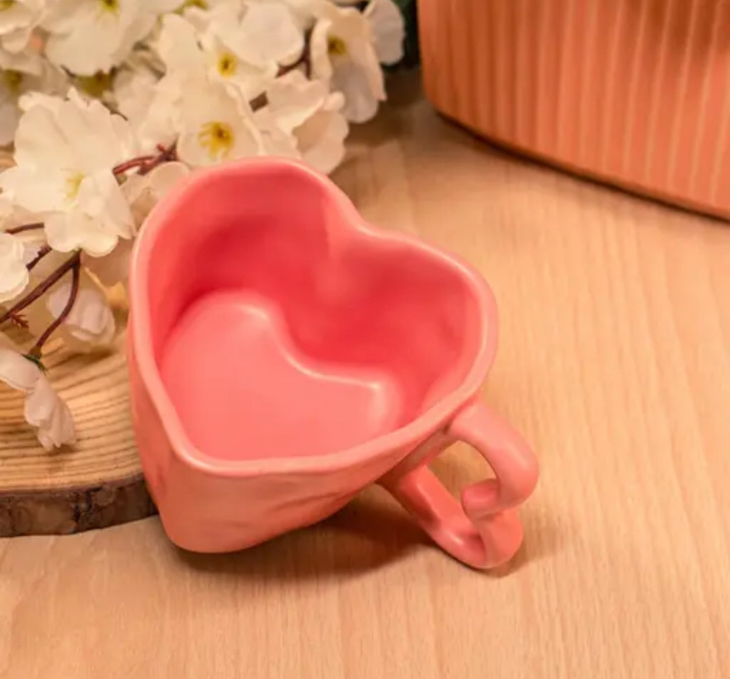 Quirky Heart Shaped Mug